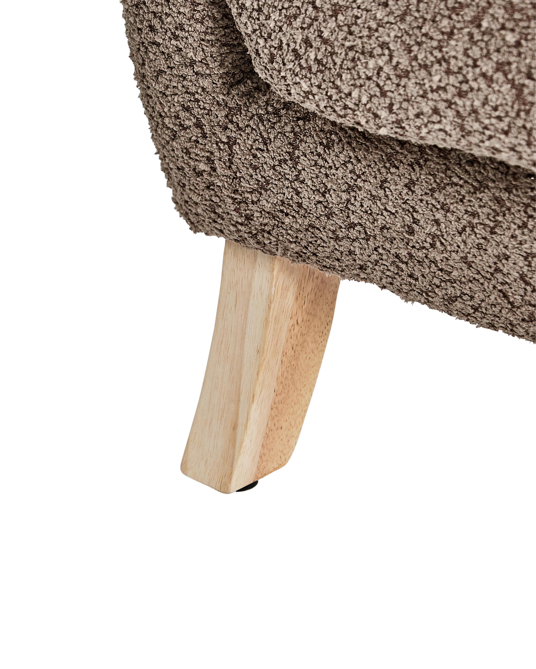 Kinderfauteuil FARUM Bouclé Bruin
