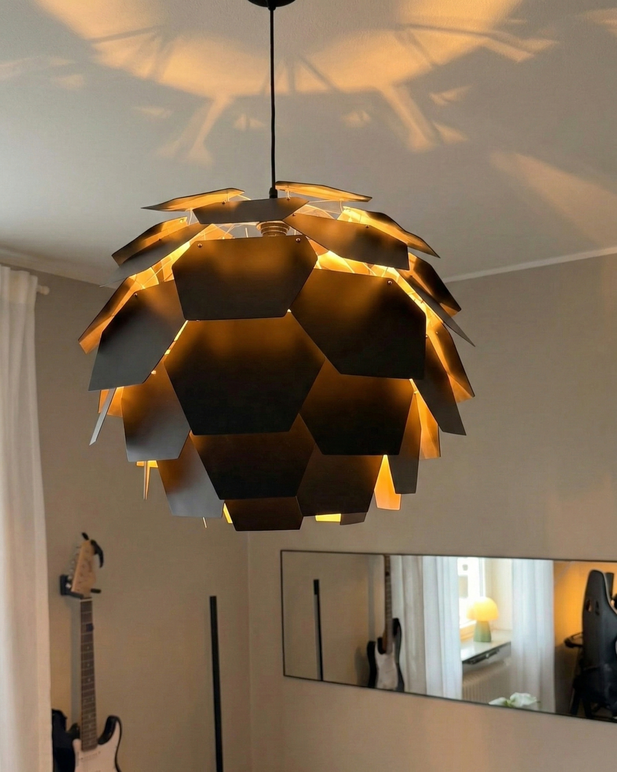 Hanglamp SEGRE L Zwart