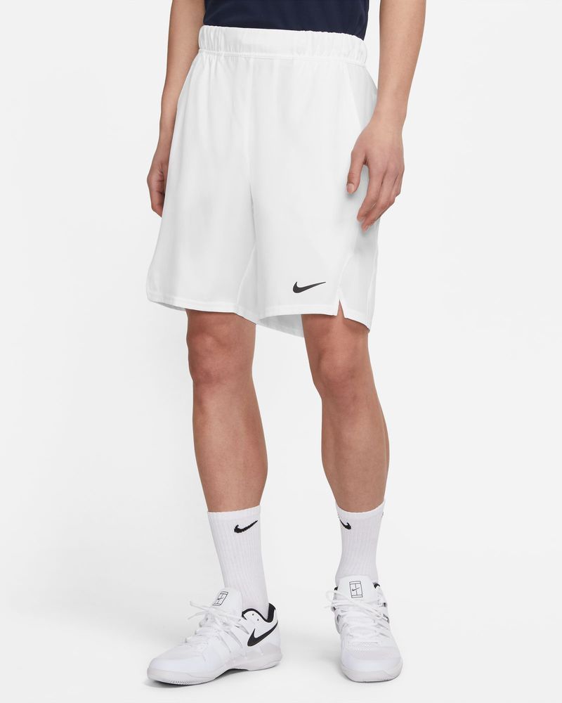 Short de tennis Nike NikeCourt Blanc pour homme