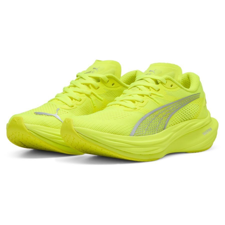 PUMA Chaussures de Running Deviate Nitro 3 - Jaune/Argenté Femme