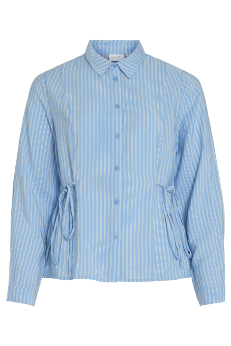 Vila blauwe dames blouse