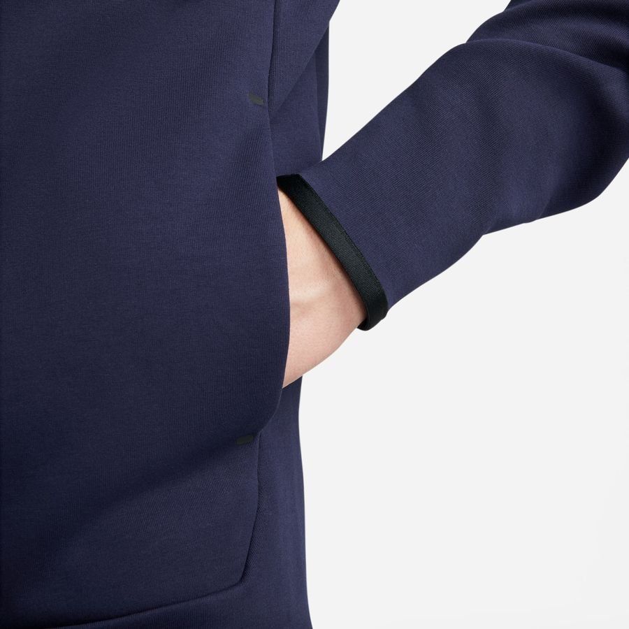 Paris Saint-Germain Sweat à Capuche NSW Tech Fleece FZ - Bleu/Gold Suede
