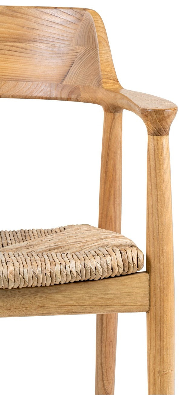 House Nordic Getafe Armstoel Sungkai Hout set van 2