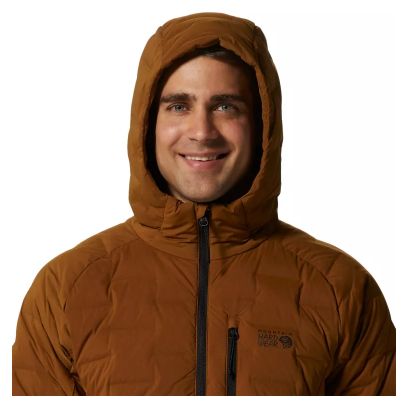 Doudoune Mountain Hardwear Stretch Down Hooded Marron Homme