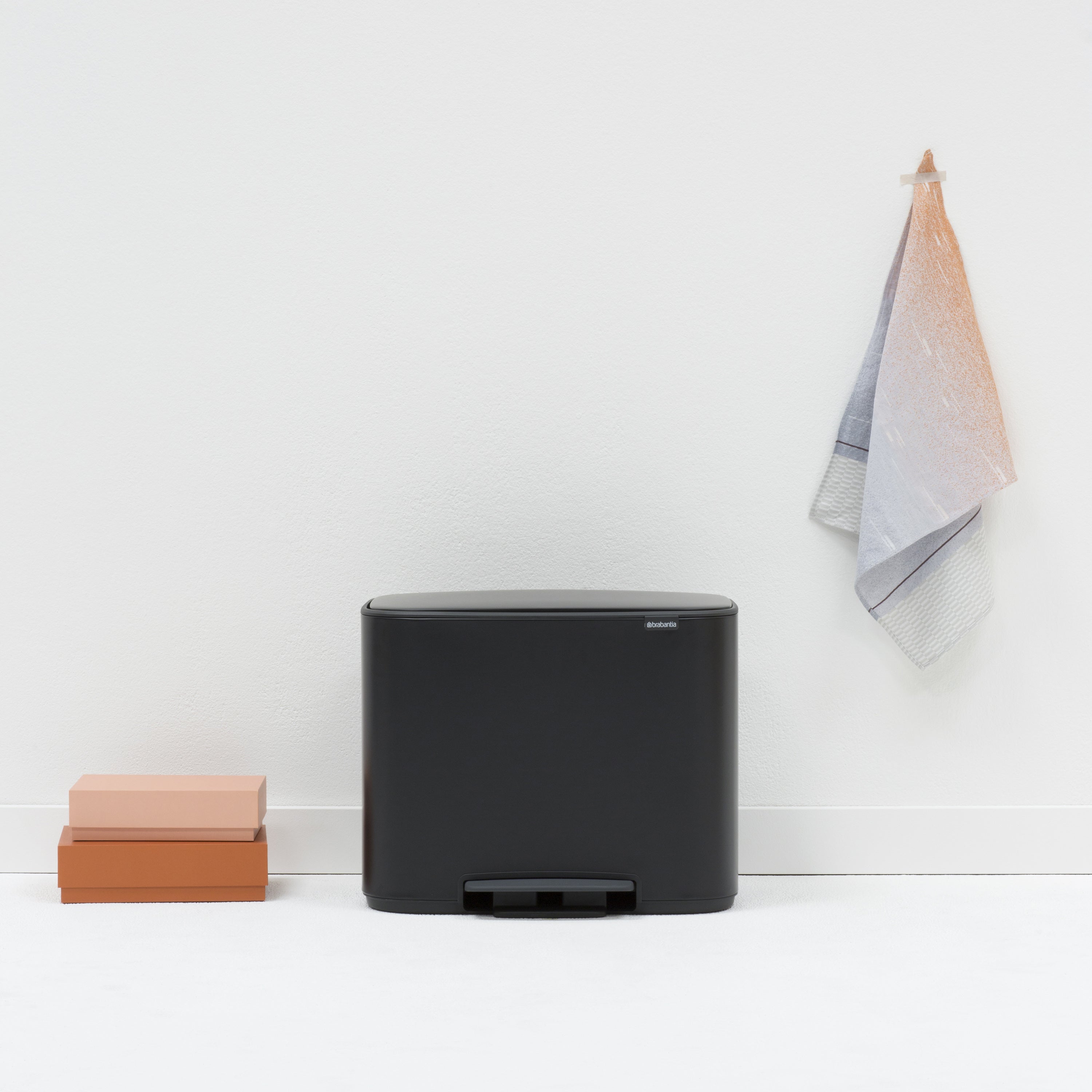 Brabantia Bo Pedaalemmer 11 + 23 L - Zwart