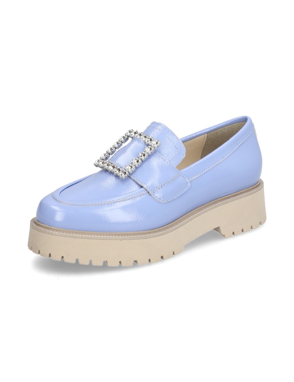 Lackleder Slipper
