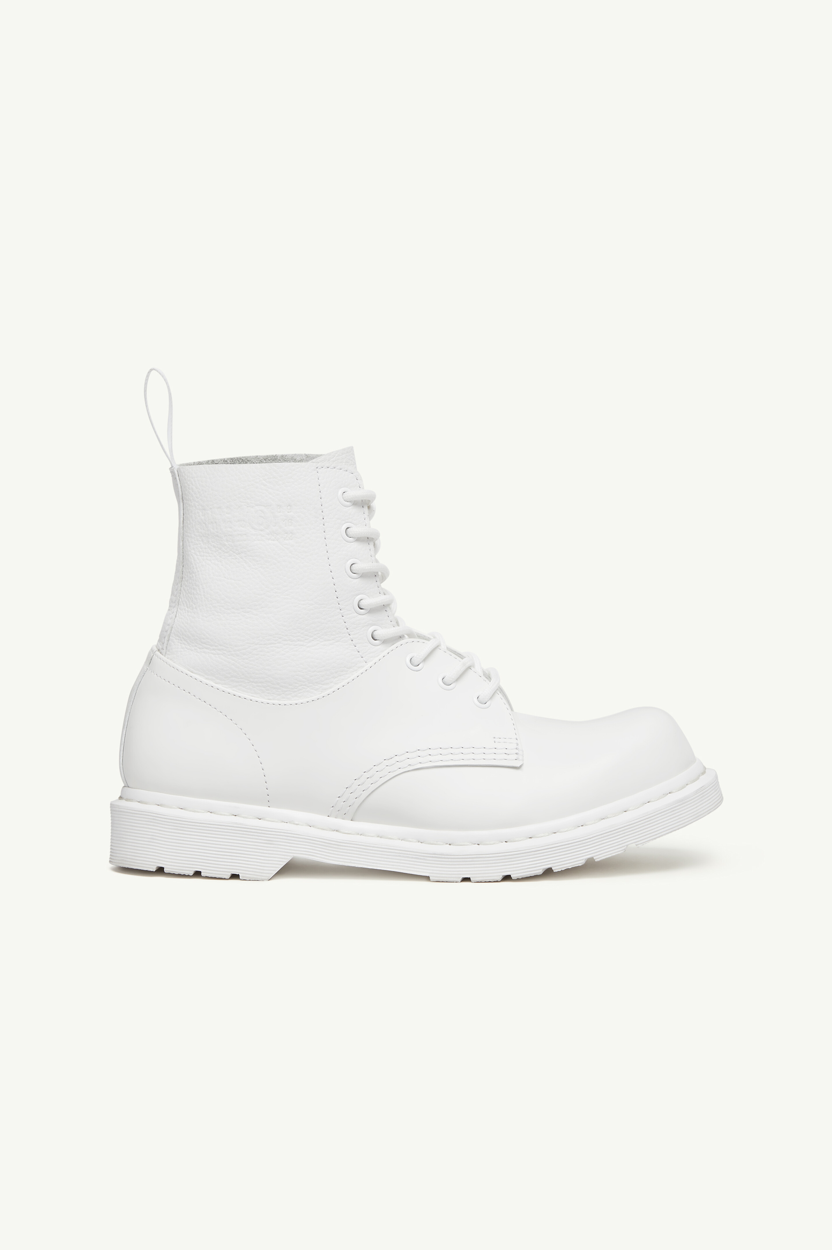 Bottes MM6 X Dr. Martens en cuir de veau pour femme | MM6