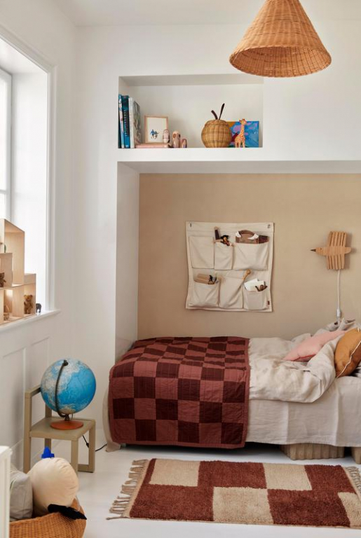 Ferm Living Canvas Wall Pockets organizer 70x70
