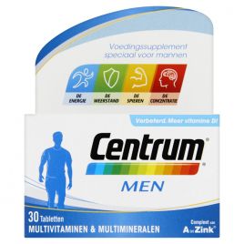 Centrum Multivitaminen en multimineralen voor mannen klein