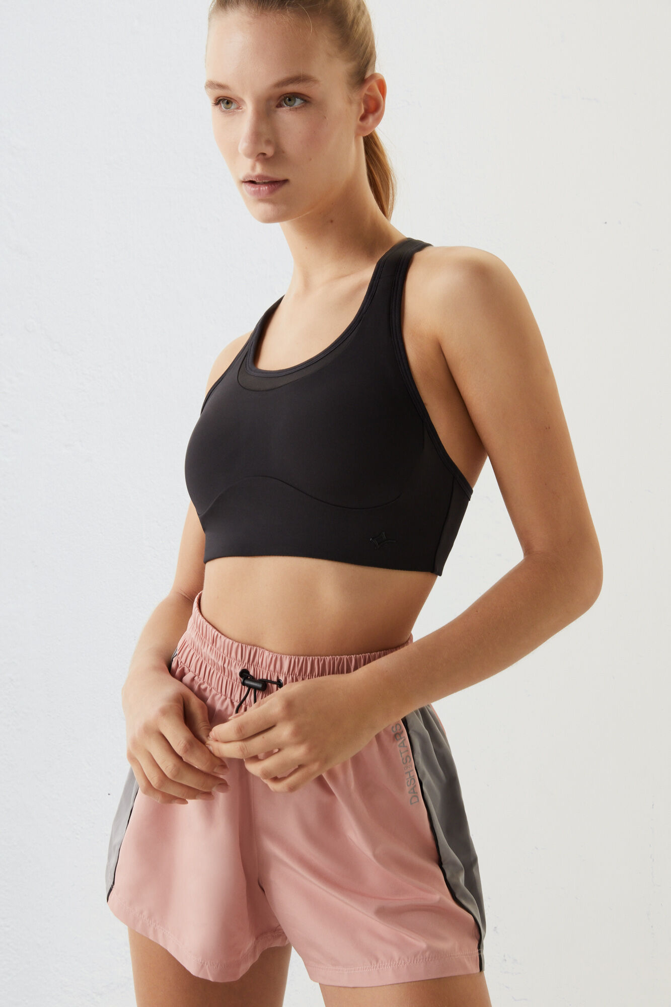 Sutiã esportivo preto 4D Stretch - Preto