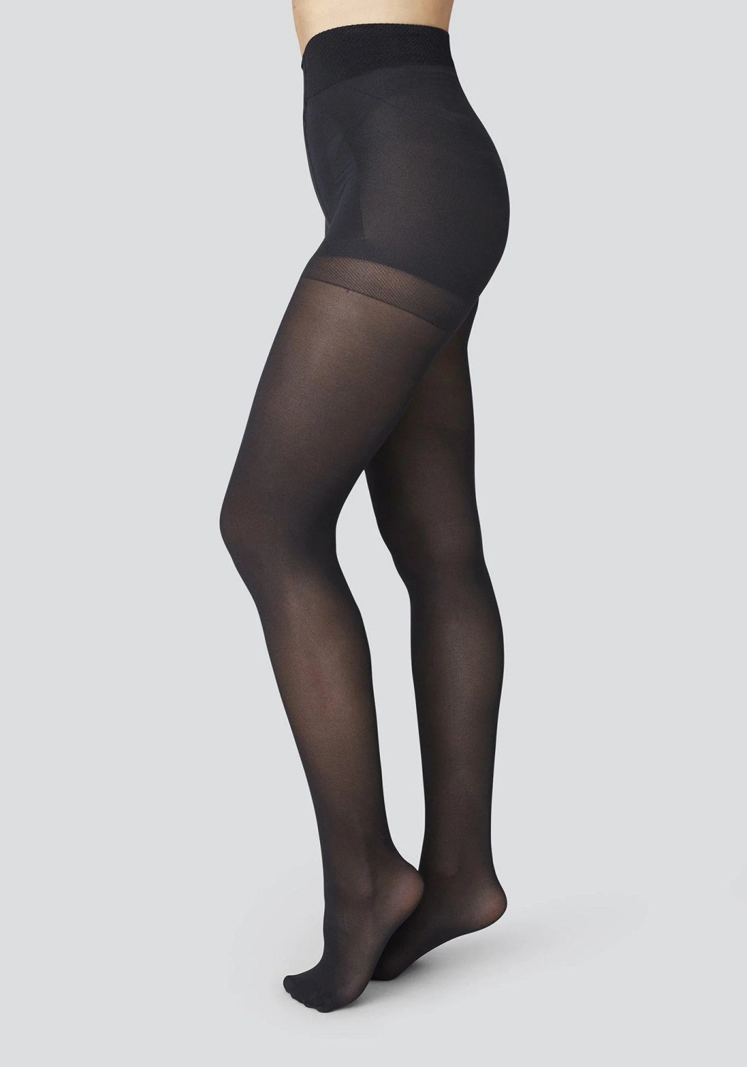 Swedish Stockings Strümpfe Anna Control Top Black