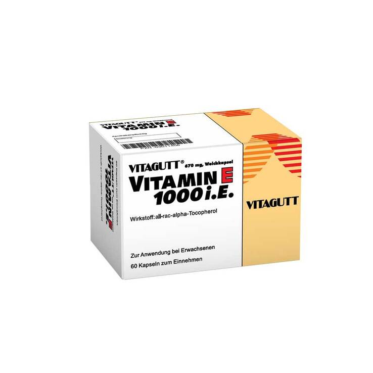 Vitagutt Vitamin E 1000 Kaps, 60 St