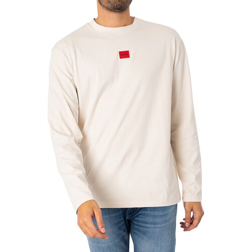 BOSS - Camiseta Manga Larga Diragoto Blanco