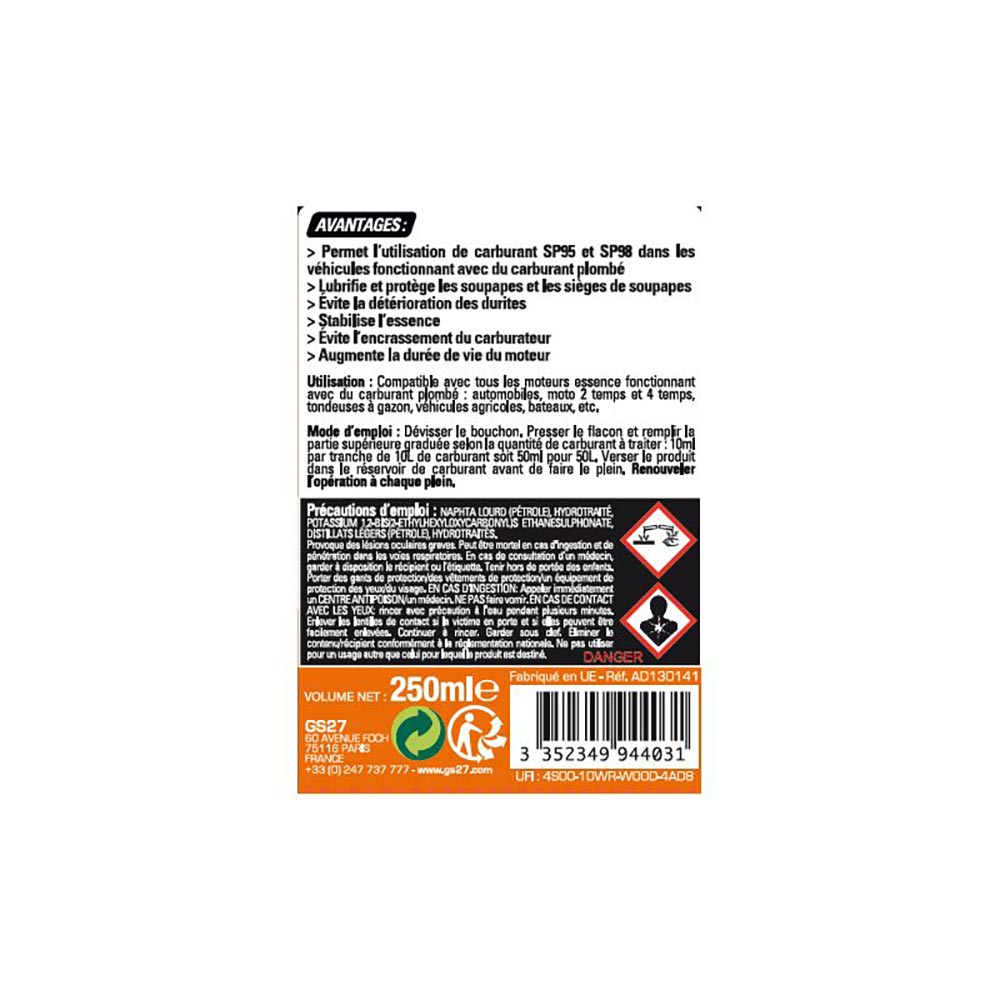 GS27 - Substitut de plomb 250 ml