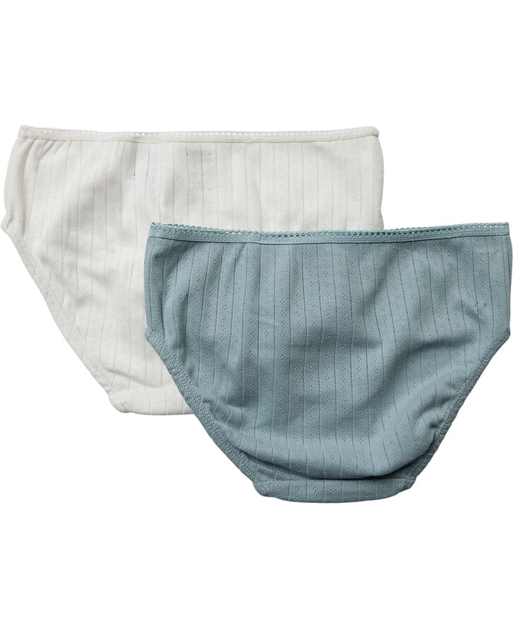 Magasin du Nord Collection Ava briefs 2-Pack - Organic GOTS Arona / star white