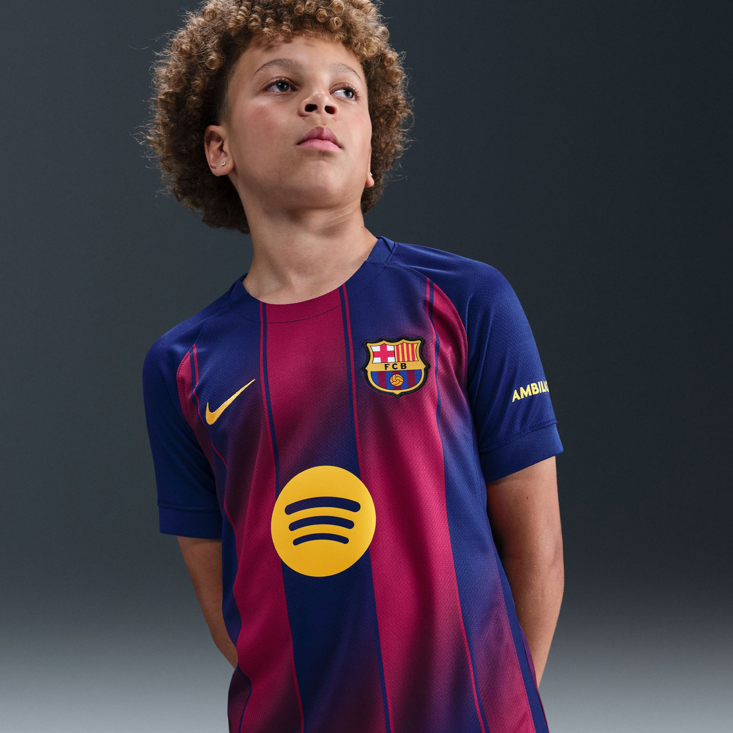 Nike FC Barcelona Thuis Shirt Lewandowski 9 Kids