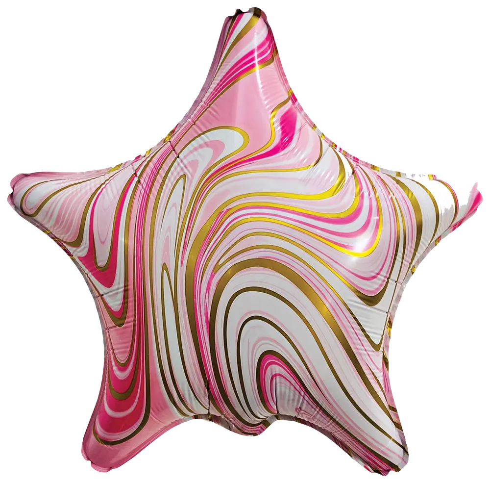 Folieballon 40 cm - Lilla stjerne