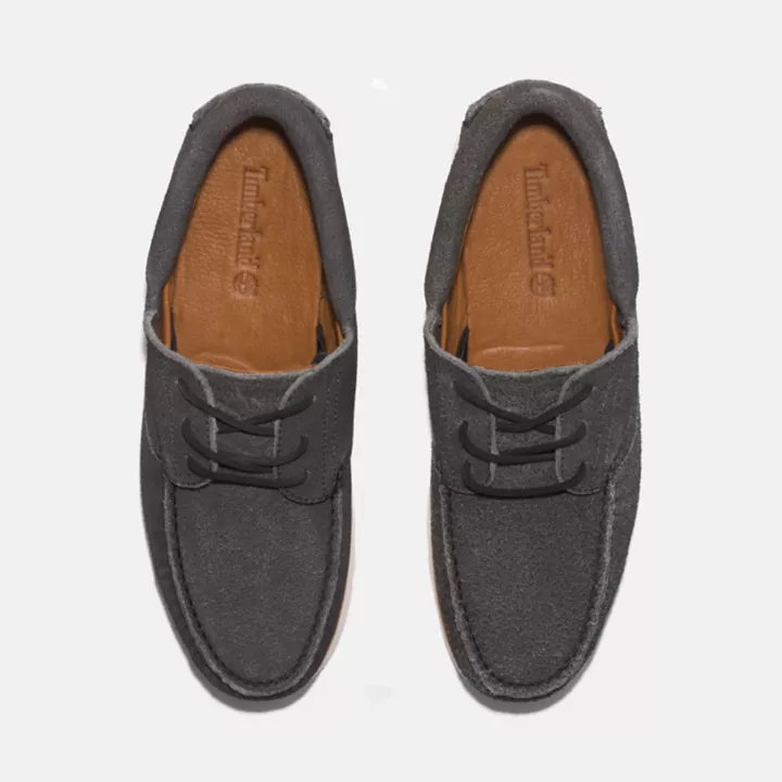 Chaussures à lacets pour homme en gris foncé