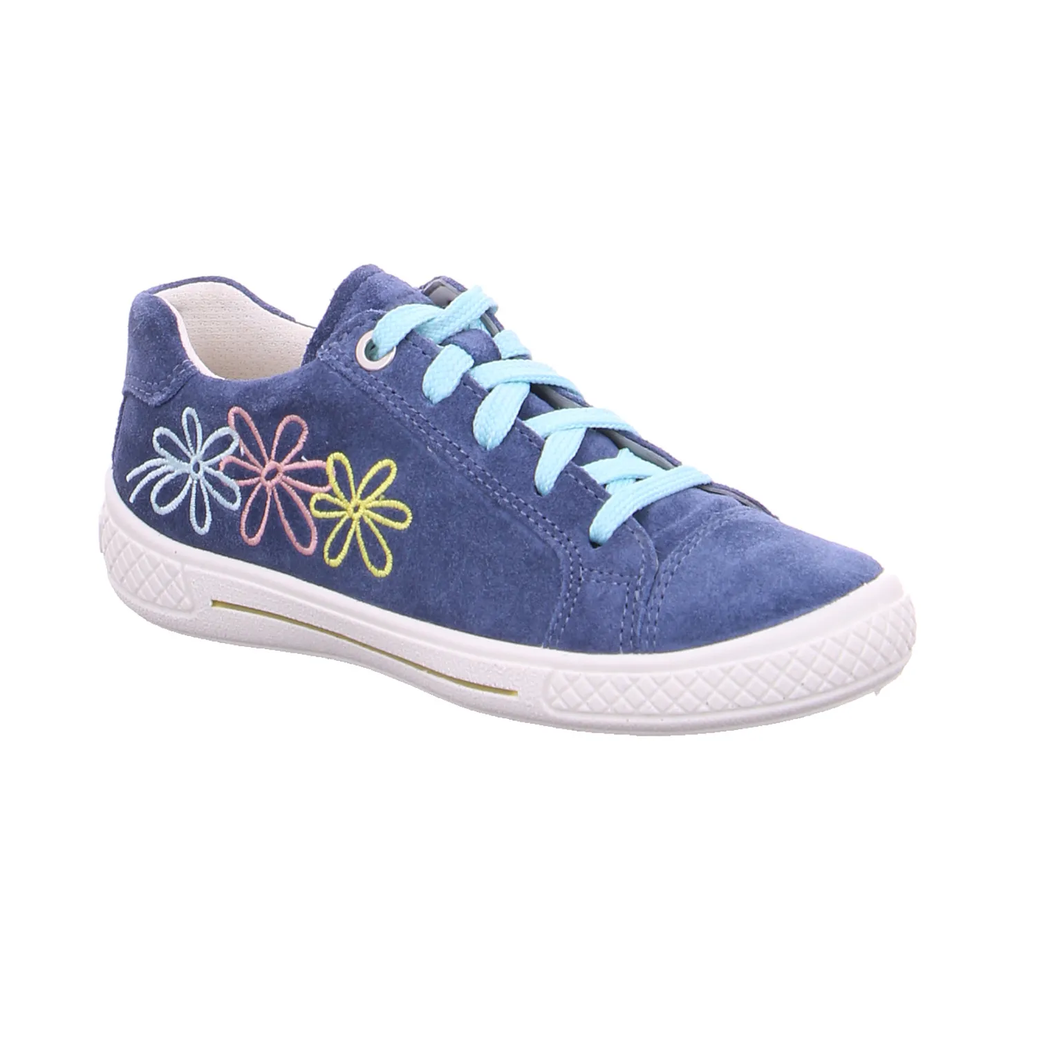 SUPERFIT Kleinkinder-Halbschuh Binder Blau Leder  Sneaker
