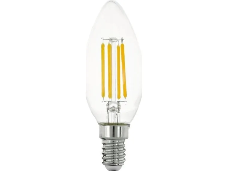 EGLO E14 LED C35 klar kertepære med varmt hvidt lys