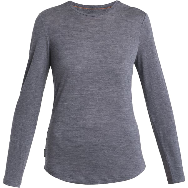 T-shirt randonnée ICEBREAKER W MERINO 125 COOL-LITE SPHERE III LS TEE MIDNIGHT NAVY HEATHER