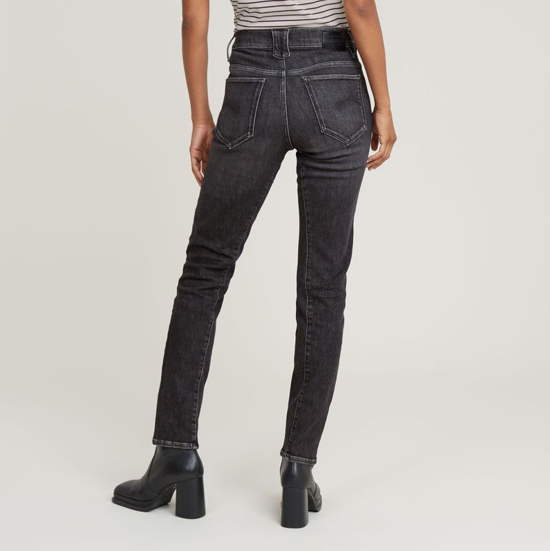 G-Star - Ace 2.0 Biker Slim Straight Jeans - Grijs