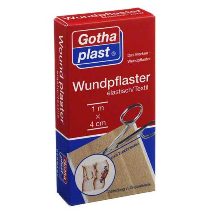 Gothaplast Wundpflaster elast 4 cm x 1 m geschnitten, 1 St