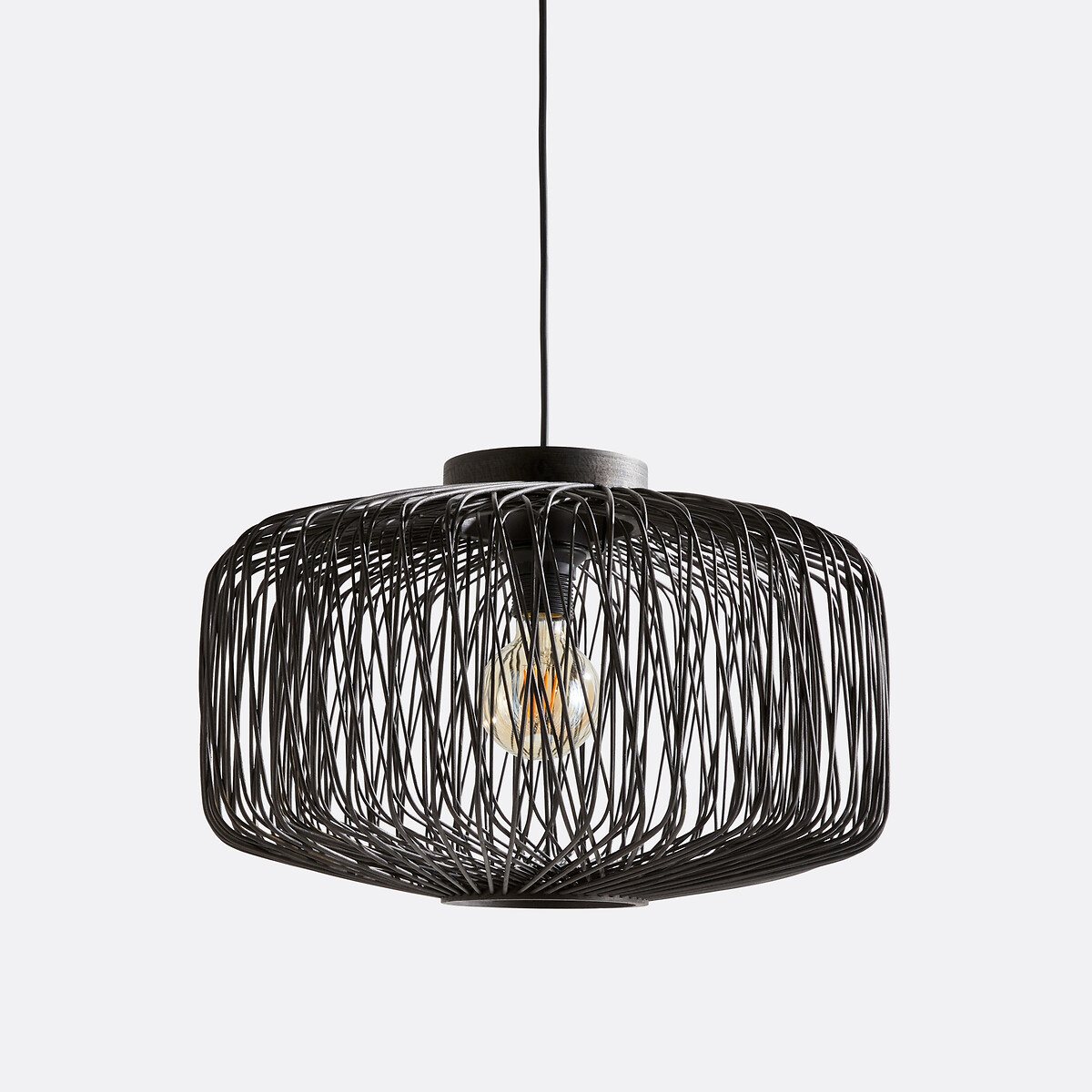 LA REDOUTE INTERIEURS<br>Luminária pendente em bambu Ø44 cm, Yaku