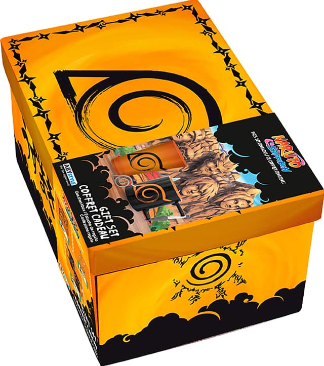 ABYstyle Naruto Shippuden kop med et krus og nøglering