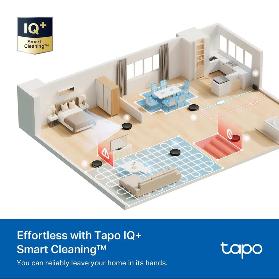 TP-Link - Tapo RV20 Max 5300Pa Suction MagSlim LiDAR Navigation Robot Vacuum and Mop