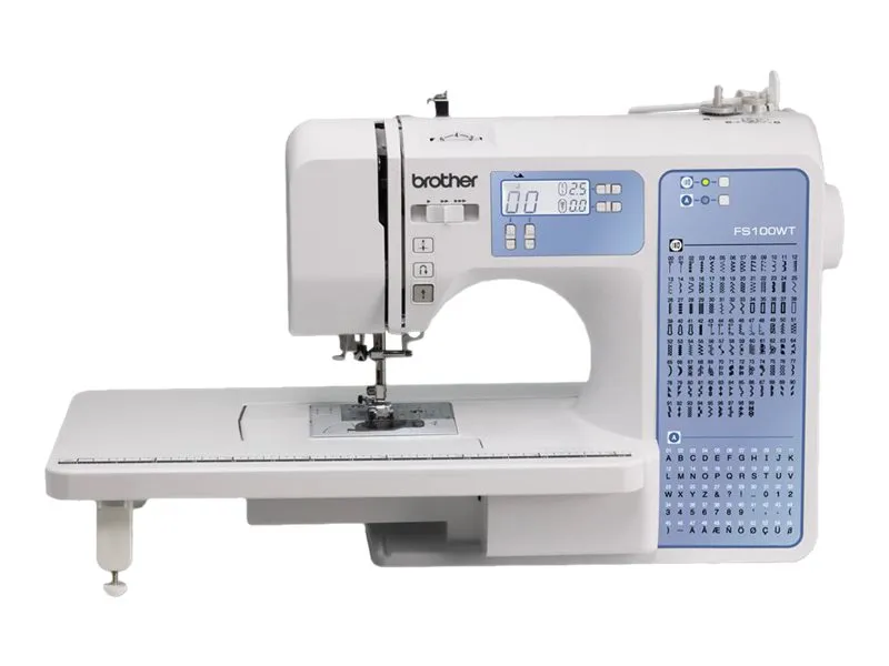 Brother FS100WT Quilter - Sy- / quiltemaskine - computeriseret - 100 søm - 8 et-trins knaphuller - LCD display