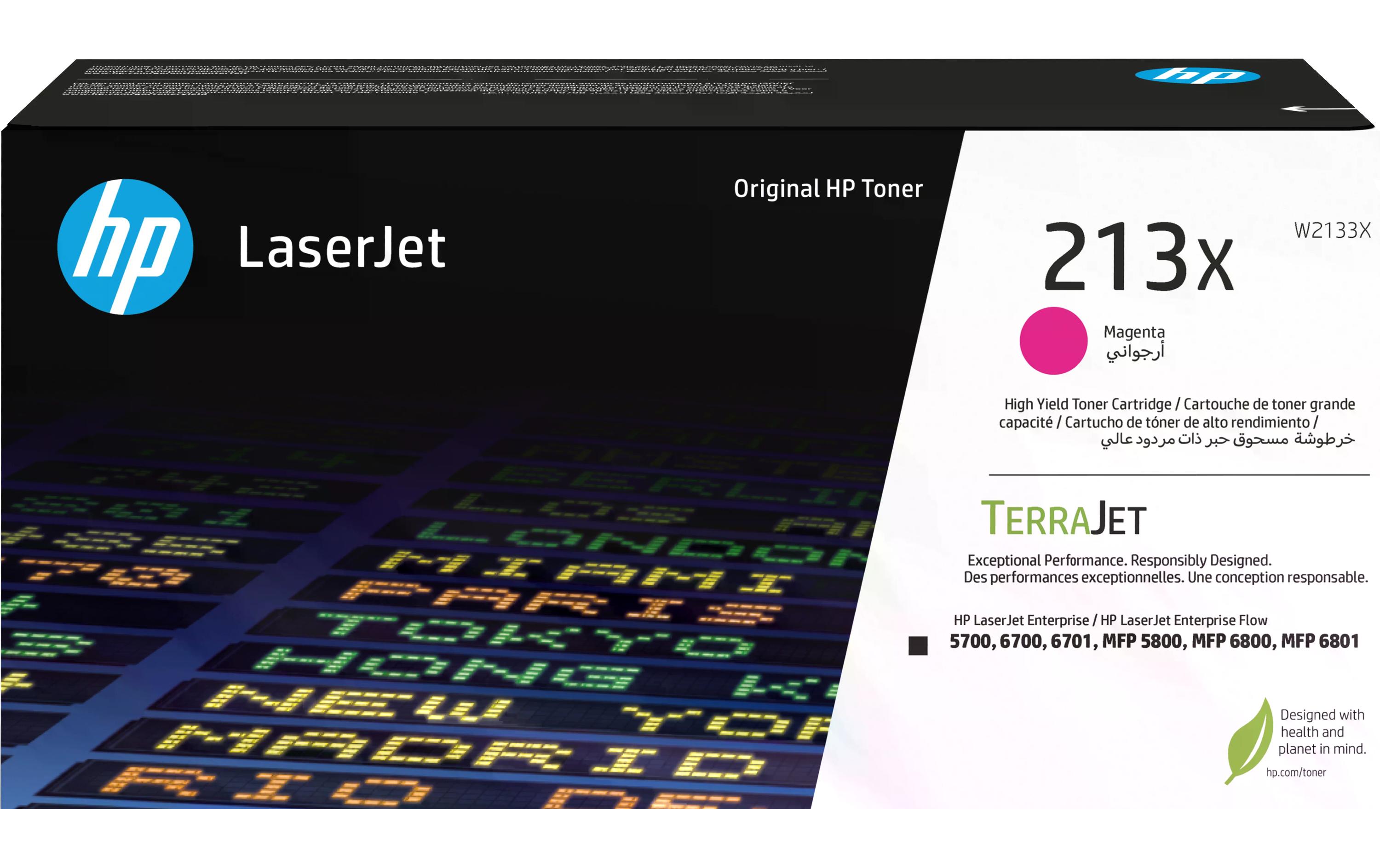 Toner 213X (W2133X) Magenta<br>Druckerpatrone, Magenta
