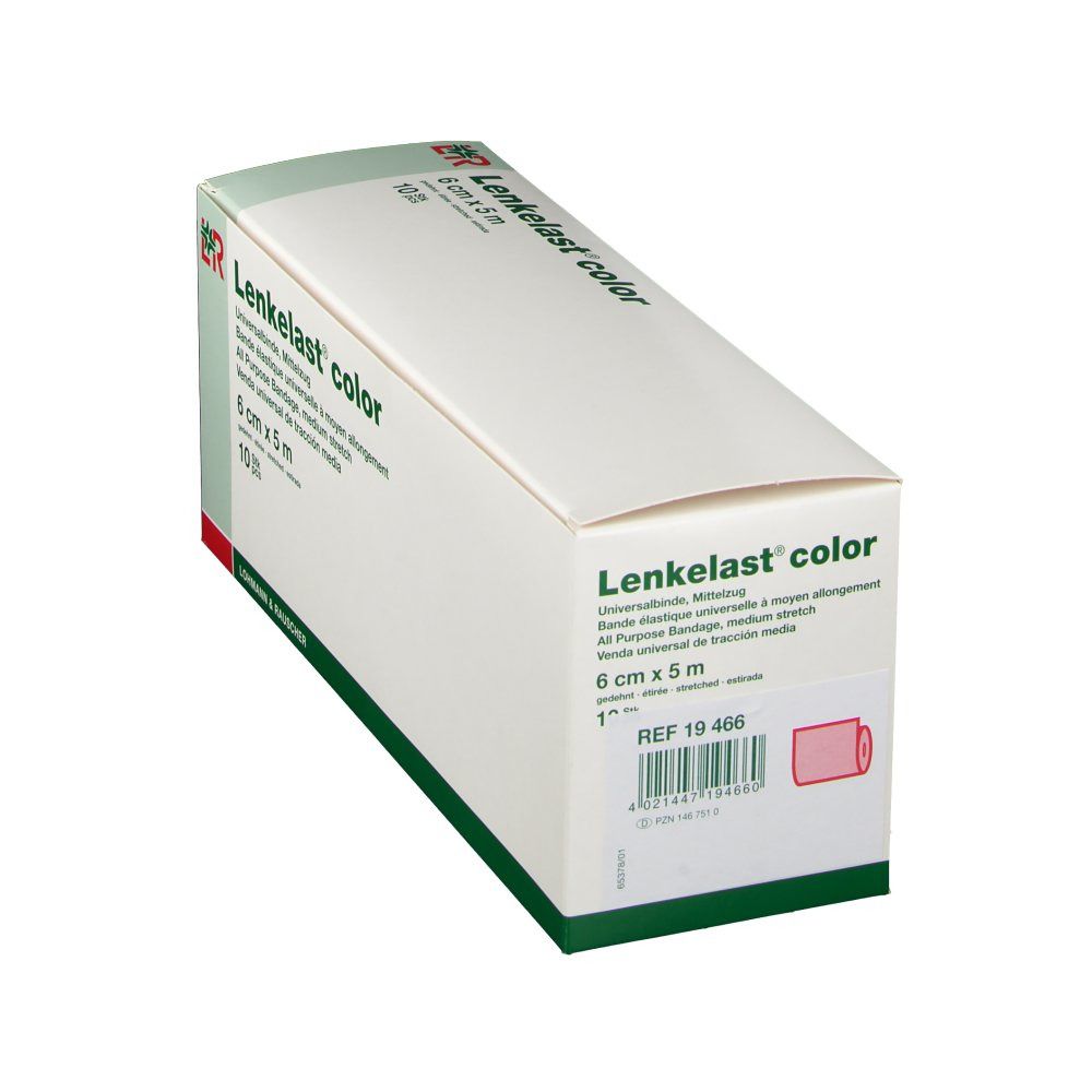 Lenkelast® color 6 cm x 5 m rot