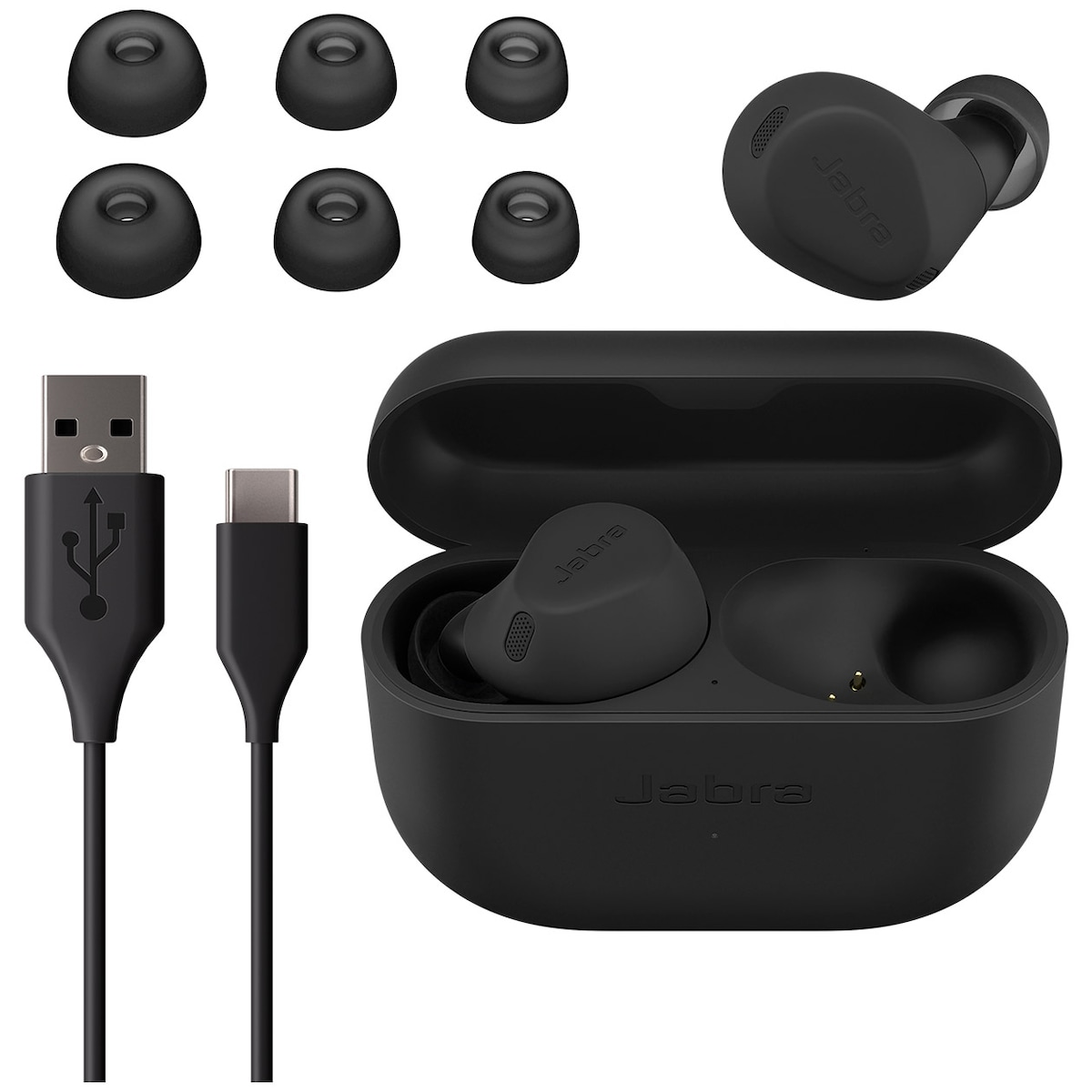 Jabra Elite 8 Active helt trådløse in-ear hodetelefoner (sort)