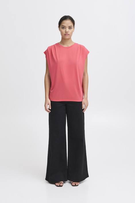 Ichi roze dames t-shirt