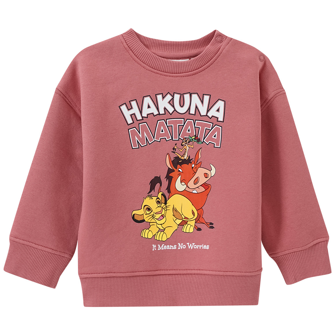Topomini Der König der Löwen Sweatshirt dunkelrosa