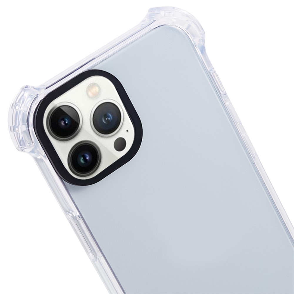 iPhone 14 Pro Max Gummi Case Hülle mit Air Cushion Fallschutz - Transparent