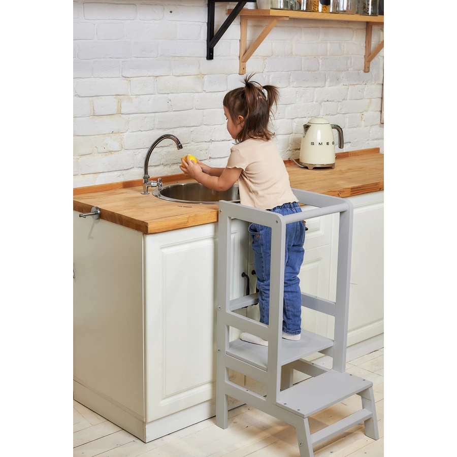 Polini Kids Lernturm Step grau