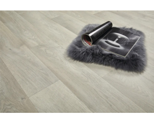 Reuze PVC vloer, houtplankenlook, witgrijs FB514, 300 cm breed (per meter verkocht)