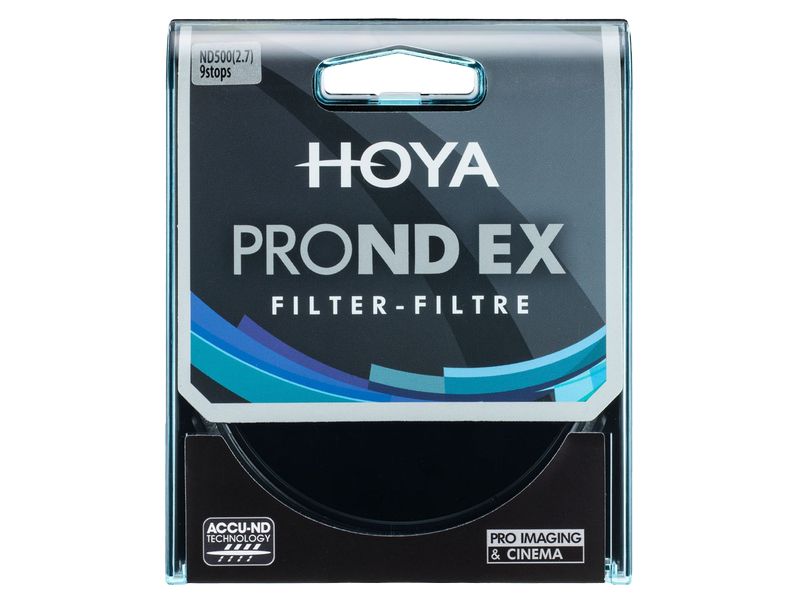 Hoya Hoya PROND EX 500 (ND 2.7) – 55 mm Neutraldichtefilter, der das Licht auf einen Wert von 9 Blendenstufen reduziert