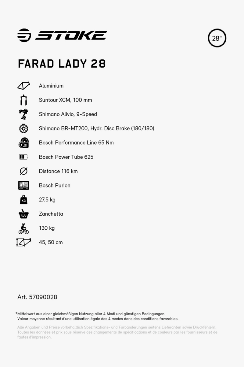 Stoke Farad 28 Damen E-Bike 2023