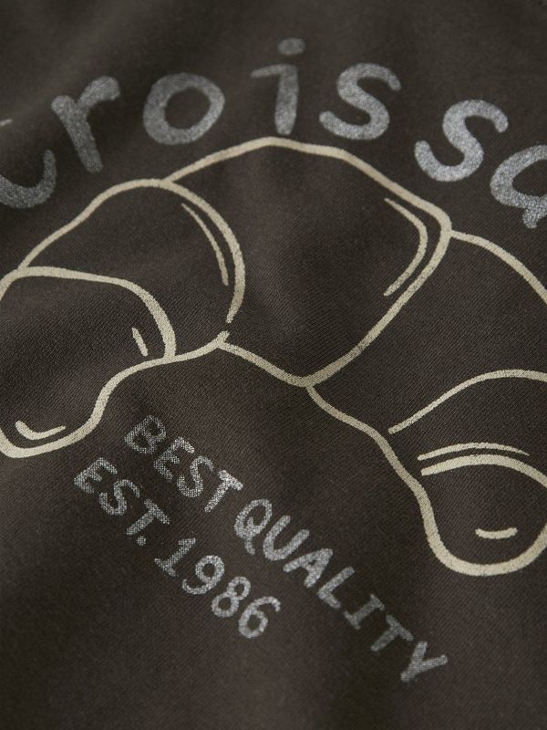 Sweatshirt - Regular Fit - Geborduurd - Lange Mouwen