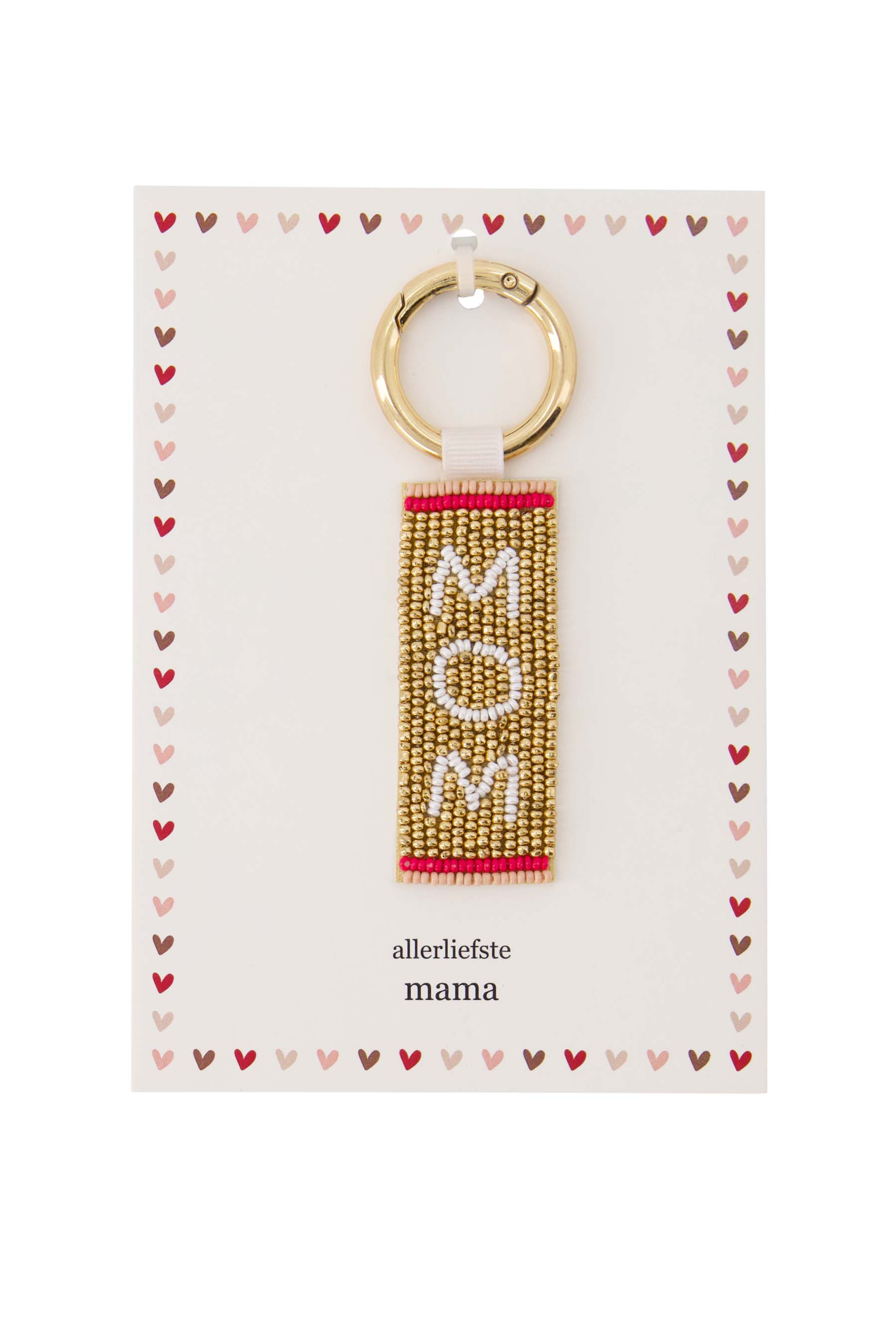 ansichtkaart sleutelhanger mom