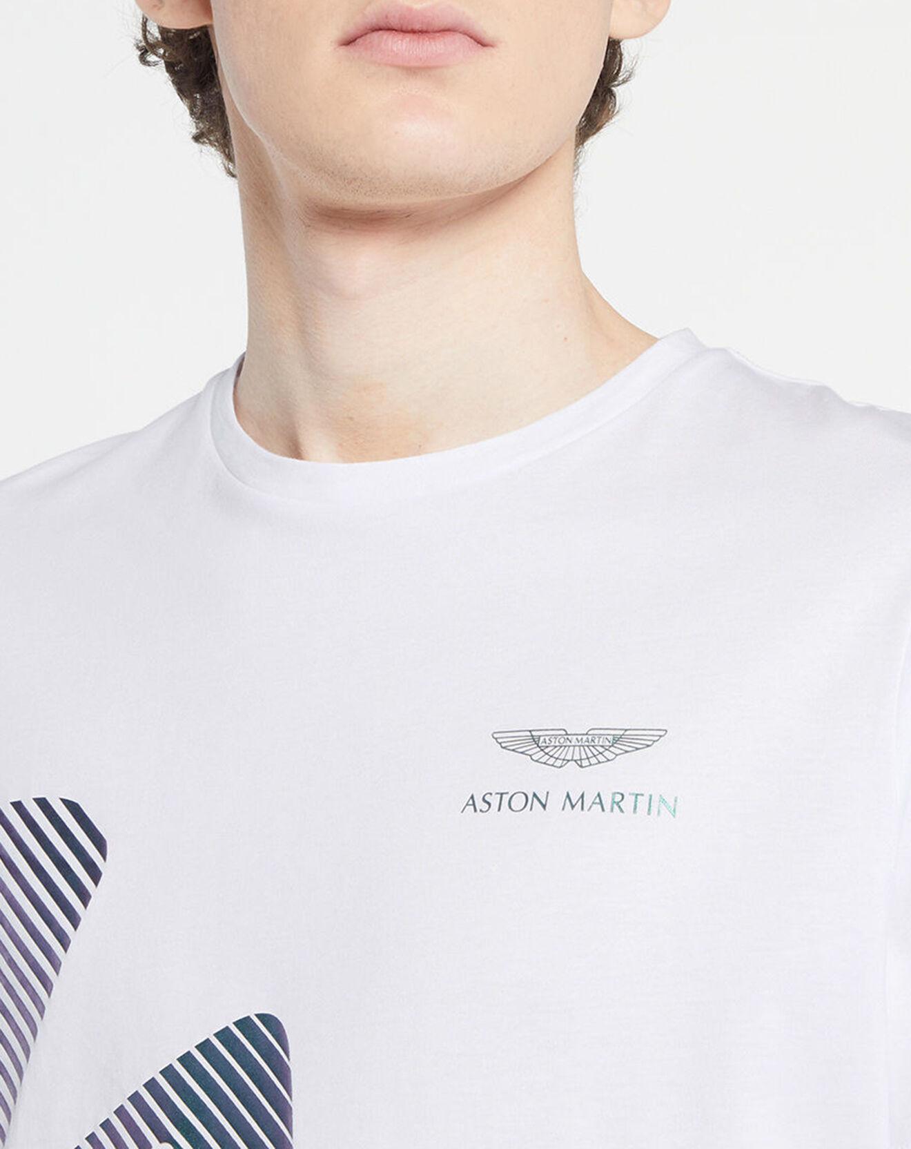 Hackett London T-Shirt Aston Martin Racing blanc
