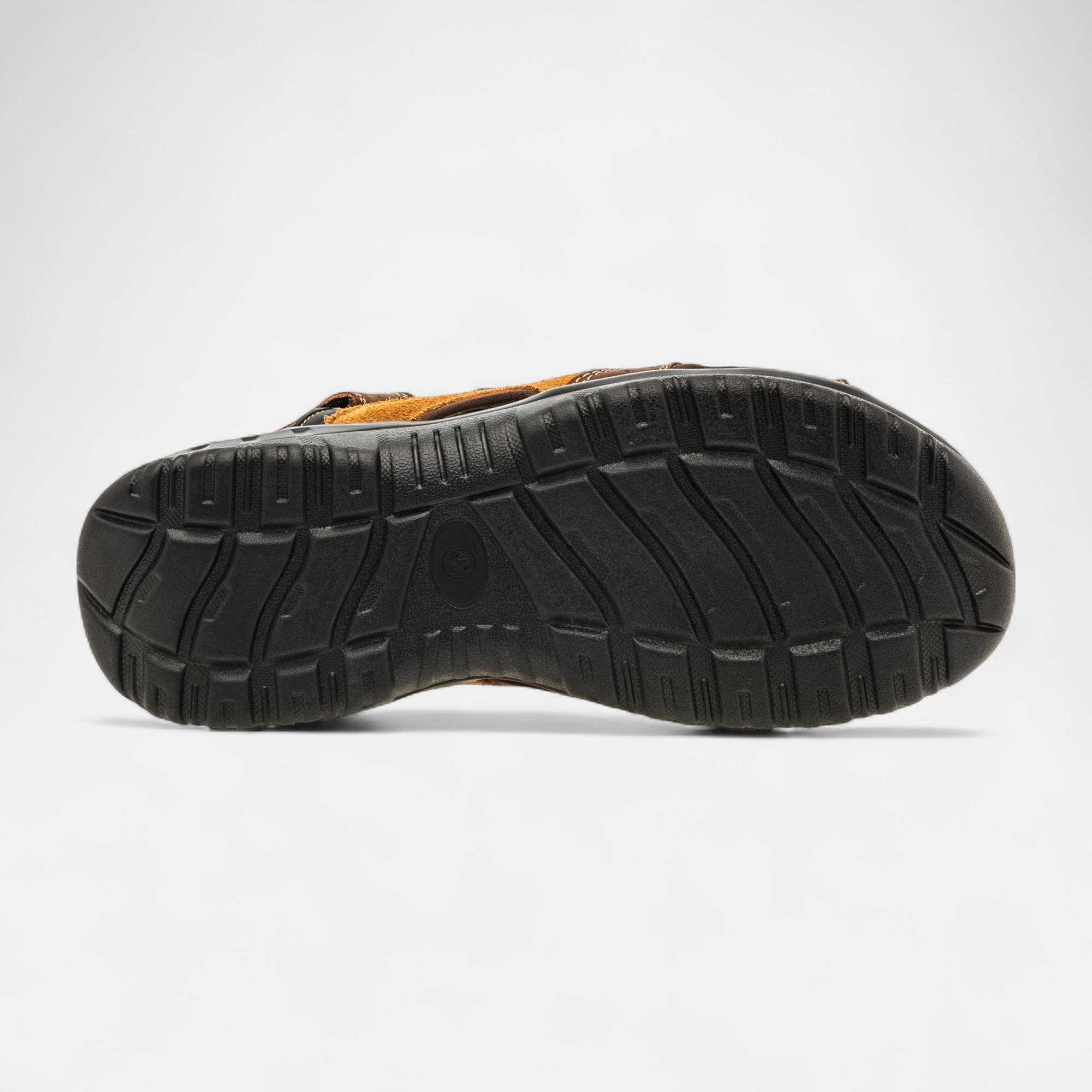 Sandales Homme en cuir marron