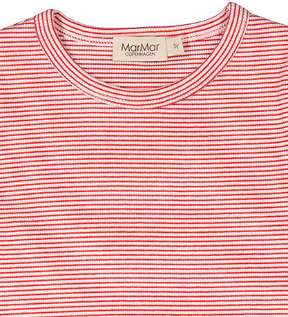 MarMar T-Shirt - Rib - Modal - Tago - Rot Stripe