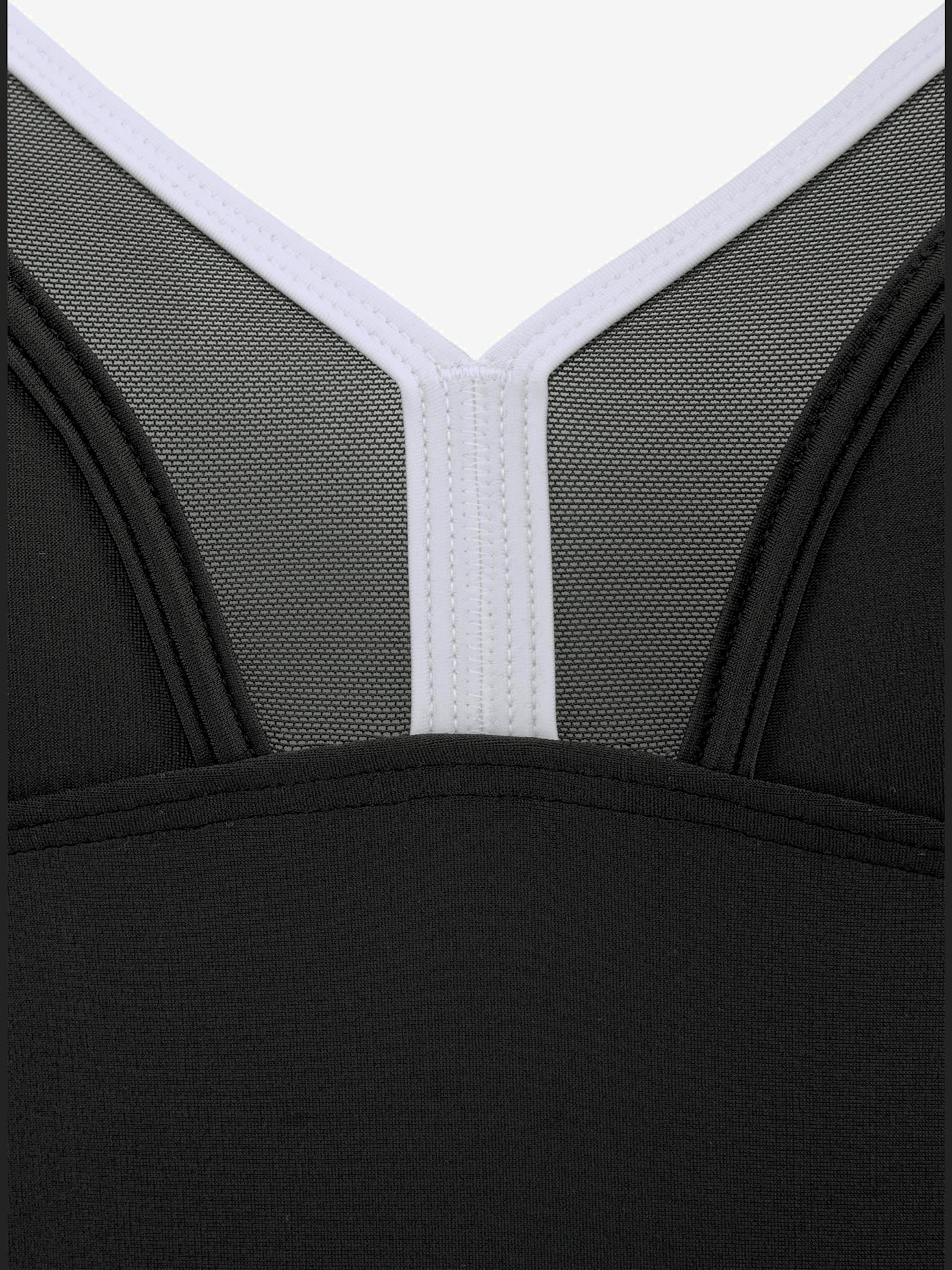 Maillot de bain empiècement maille sur les bonnets