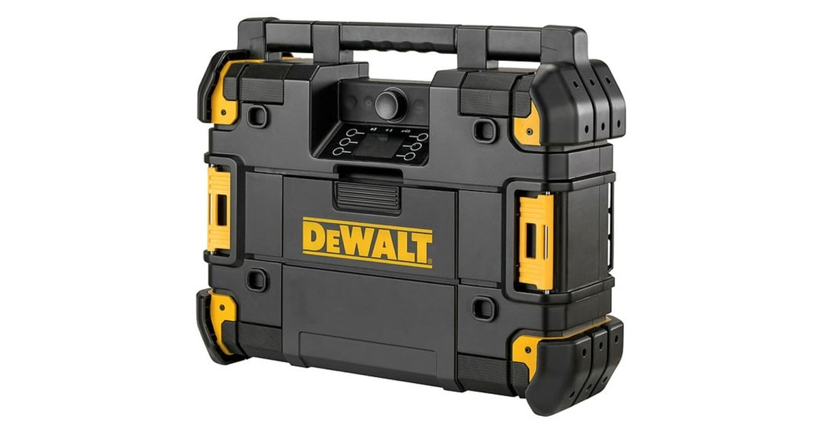 DEWALTDWST1-81078  bouwradio  (Zwart/geel, Bluetooth, jack, USB)