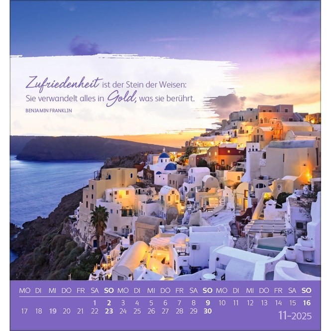 Postkartenkalender - 2025 -  Schön, dass es dich gibt!