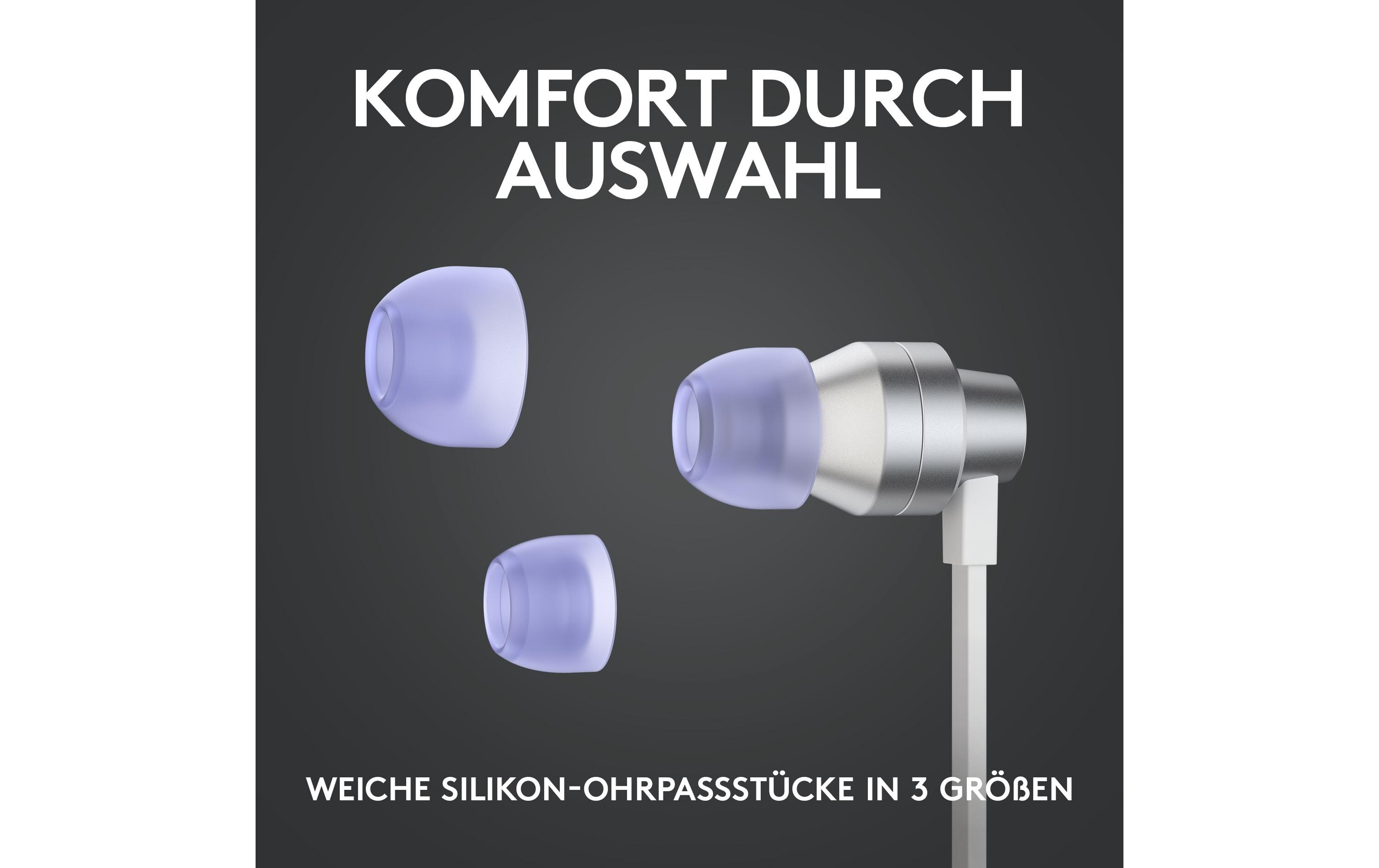 Headset G333 Gaming WeissGaming-Ohrhörer für klare Kommunikation auf PC, Konsolen und Mobilgeräten